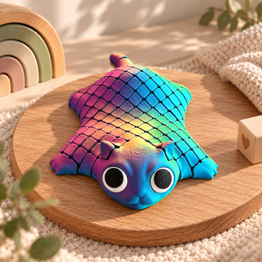Wackelkätzchen – Bewegliches 3D-Fidget-Spielzeug | Flexibles Kätzchen