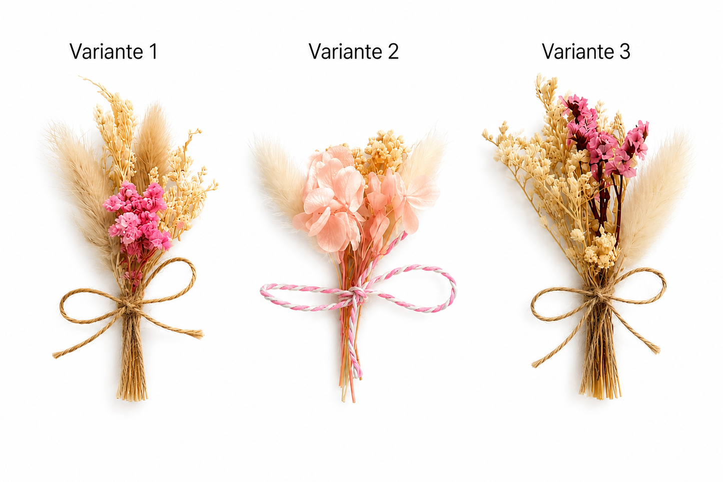Dekoratives Geldgeschenk mit Trockenblumen | 3D-Druck Schild in verschiedenen Designs