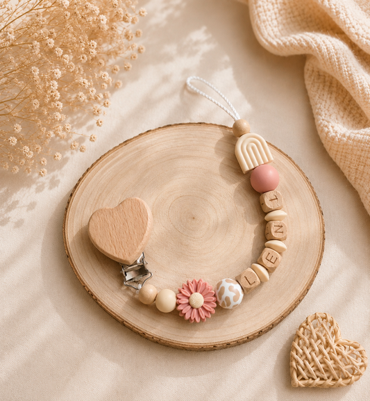 Leni | Personalisierte Schnullerkette