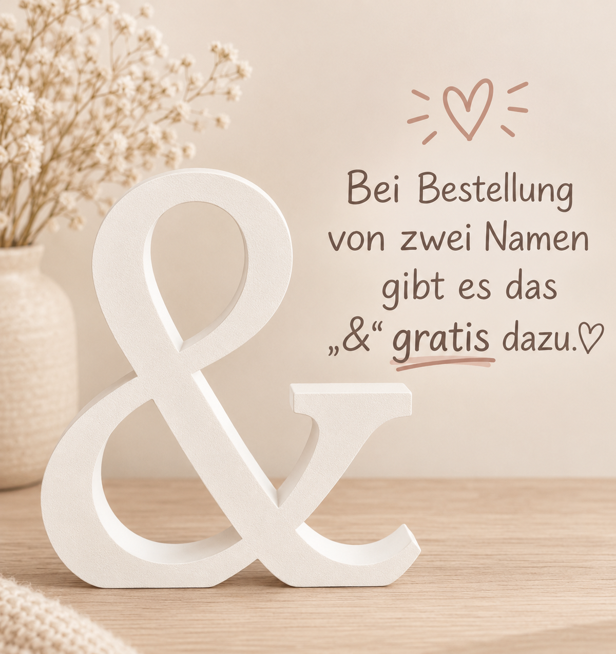 Personalisierter Namensbuchstabe fürs Kinderzimmer