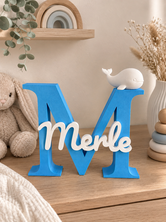 Personalisierter Namensbuchstabe fürs Kinderzimmer