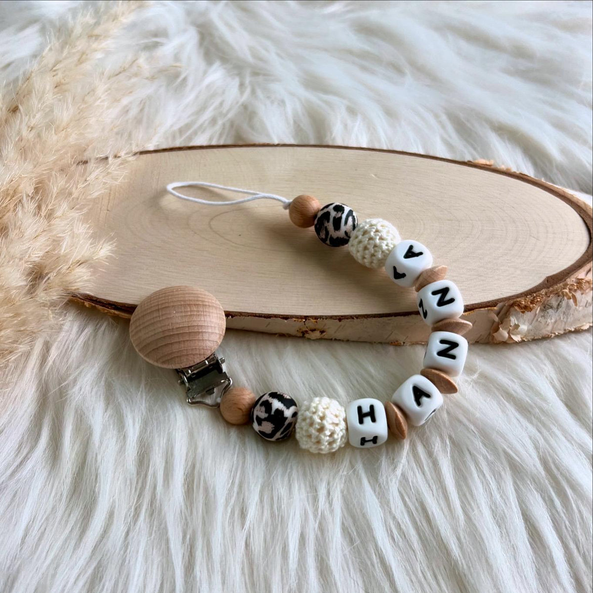 Hanna | Personalisierte Schnullerkette