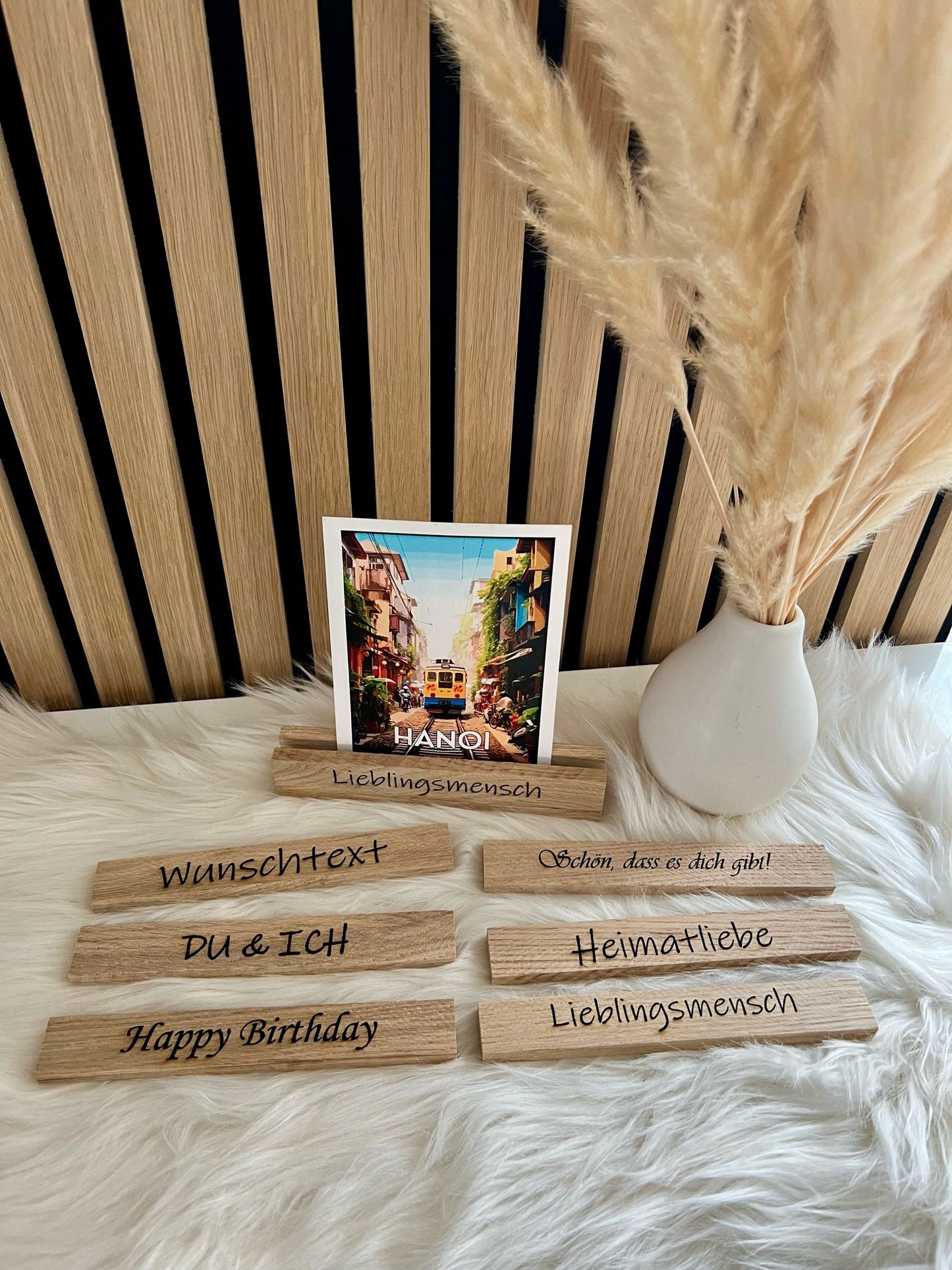 Personalisierbarer Holz-Fotohalter – Ein besonderes Geschenk für besondere Menschen